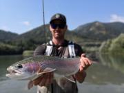 August trophy Rainbow trout